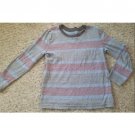 JUMPING BEANS Blue and Gray Striped Long Sleeved Top Boys Size 5T