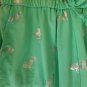 EXTREMELY ME Green Unicorn Print Off Shoulder Jumpsuit Girls Size 14