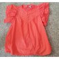 A NEW DAY Coral Eyelet Blouse Ladies XSMALL