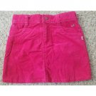 OSH KOSH Pink Corduroy Skort Girls Size 6X Adjustable Waist