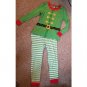 WONDERSHOP Green and Red ELF Holiday Cotton Pajamas Ladies XLARGE 14-16