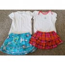 Mix and Match Lot of Short Sleeved Skort Outfits Girls Size 12 months