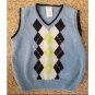 GYMBOREE Blue Argyle Knit Sweater Vest Boys 18-24 months