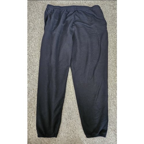 ATHLETIC WORKS Black Fleece Lined Sweats Pants Mens 2XL XXL 44 46