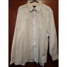 CEDAR WOOD STATE White Long Sleeved Dress Shirt 18.5 x 33 Regular Fit