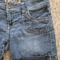 TRUCE Distressed Embroidered Denim Shorts Juniors Size 7