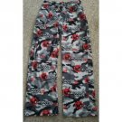 GEARS OF WAR Gray Camo Print Fleece Sleep Pajama Lounge Pants Mens MEDIUM