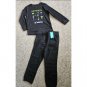NWT Black Video Game Themed GARANIMALS Top and Joggers Set Boys 5 5T