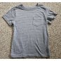 CAT & JACK Gray Striped Short Sleeved Top Boys Size 5T