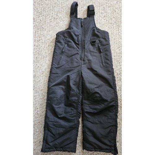 ATHLETECH Black Bib Overalls Snow Pants Boys Size 6-7