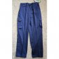 NWT Blue FAST BREAKERS Cotton Cargo Pants Boys Size 28 x 26 Husky