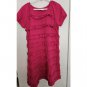 HANNA ANDERSSON Pink Ruffled Short Sleeved Dress Girls 130 Size 8