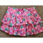 NWT Pink Shell Print TOMMY BAHAMA Ruffled Skort Girls Size 10-12