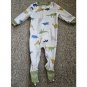 CARTER’S Dinosaur Print Fleece Blanket Sleeper Boys Size 12 months
