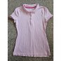 OLD NAVY Pink Short Sleeved Polo Top Ladies Juniors XS Size 0-2