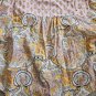 RACHEL ZOE Oversized Pink Paisley Print BOHO Style Peasant Top Ladies SMALL