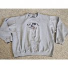 CROFT & BARROW Heavy Weight Gray AMERICA Sweatshirt Pullover Big Mens XXL 2XL