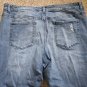 FADED GLORY Distressed Stretch Denim Capri Jeans Womans Plus Size 22W