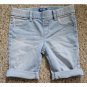 SQZ Stretch Bermuda Length Pull On Denim Shorts Girls Size 10