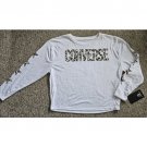 NWT White CONVERSE Long Sleeved Top Girls L Size 12-13