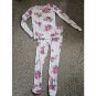 THE CHILDREN’S PLACE Pink Floral Long Sleeved Cotton Pajamas Girls Size 10