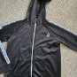 REEBOK Black Fleece Lined Hooded Zip Front Jacket Boys Size 14-16