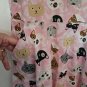 WONDER NATION Pink Kitty Face Short Sleeved Dress Girls Size 14-16 Pockets