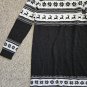 NEW Black and White Holiday Print CHILDRENâ��S PLACE Knit Dress Girls Size 14
