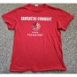 Red Sarcastic Comment Loading Short Sleeved Tee Mens MEDIUM