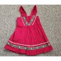 VINTAGE Red Corduroy Jumper Dress Girls Size 3T