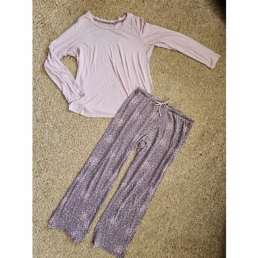 Vintage GILLIGAN & Oâ��MALLEY Purple Polka Dot Pajamas Ladies LARGE