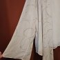 ANOTHER THYME White Tank With Silver & Gold Accented Over Blouse 3X XXXL
