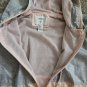 FOREVER 21 Gray and Peach Hooded Wind Jacket Ladies Large