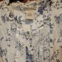 LAURA ASHLEY Blue Floral Print Long Sleeved Flannel Nightgown Ladies M