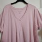DREAMS & CO Long Pink Short Sleeved Nightgown Womans Size 18 - 20