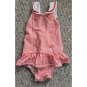 GYMBOREE Red and White Striped Sailor One Piece Bathing Suit Girls18-24 months