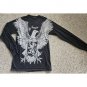 ASCENSION Black Long Sleeved Pullover Top Mens SMALL