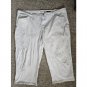 STYLE & CO White Stretch Denim Capri Length Jeans Ladies Plus Size 22W