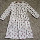 MINI BODEN Floral Print Long Sleeved Nightgown Girls Size 5-6