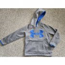 UNDER ARMOUR Gray Hooded Pullover Boys YSM Size 8