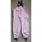 Pink Waterproof Overall Outdoor Suit Rain Pants Girls Size 6-7