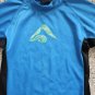 KANU SURF Blue Short Sleeved UV Rash Guard Top Boys Size 8