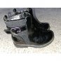 BADGLEY MISCHKA Black Patent Fashion Boots Little Girls Size 12