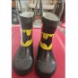 WESTERN CHIEF Black BATMAN Waterproof Rain Boots Toddler Boys Size 5-6