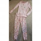 HOLIDAY TIME Pink Long Sleeved OH WHAT FUN Holiday Pajamas Girls Size 14