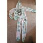 JUSTICE Blue Tie Dye Print Hooded Jogging Pant Set Girls Size 12-14 PEACE & LOVE