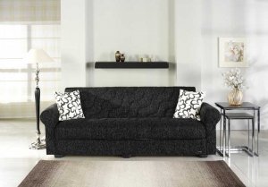 Samone Modern SofaBed with Storage in Grey Beige or Brown Colors