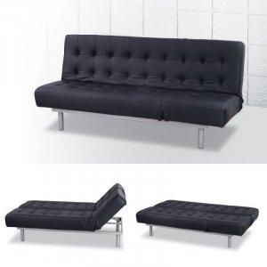 Trio  Leather Modern Sofa Bed