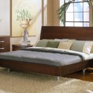 Patrone Modern Platform Bed from Clio Collection in Wenge