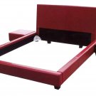 Matilda Red Leather Queen Size